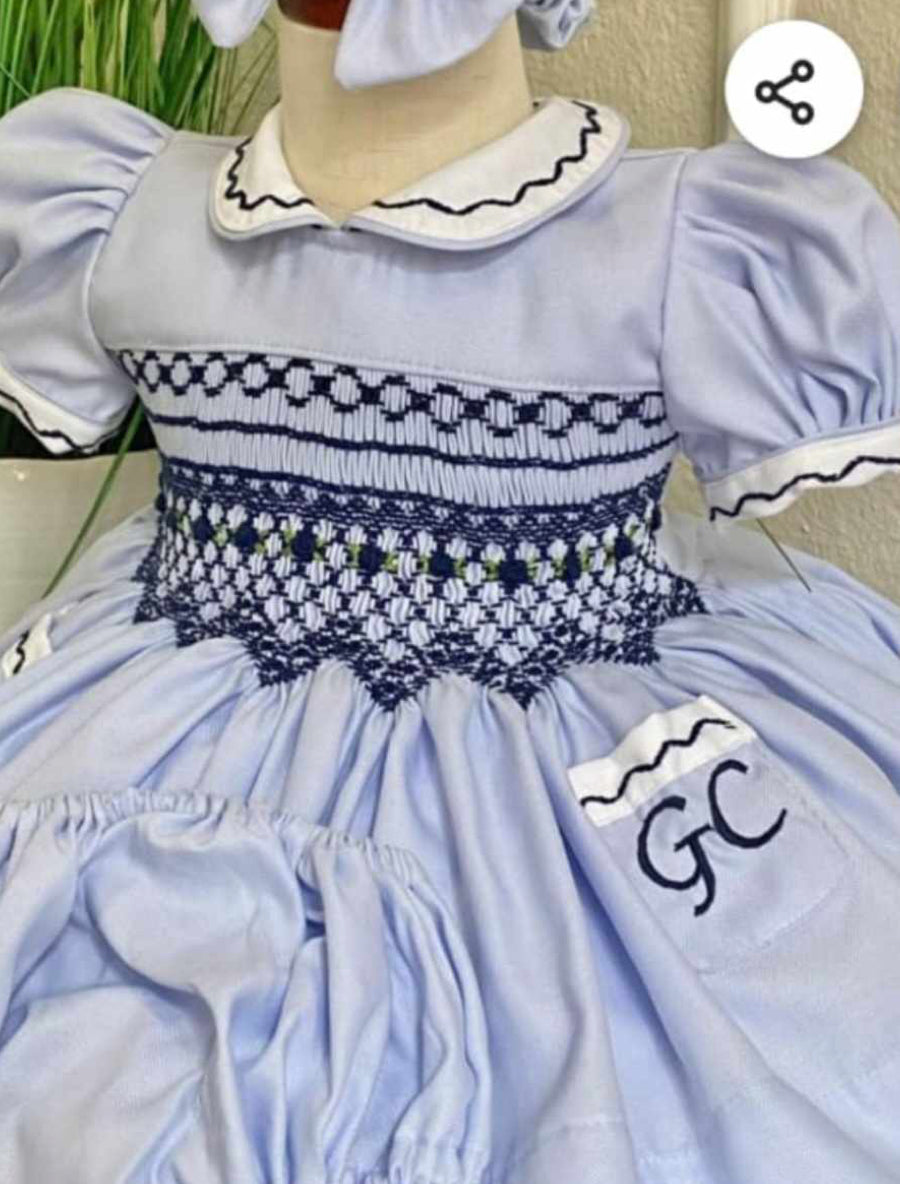 Aw25 luxe smocked dress (5/6weeks)