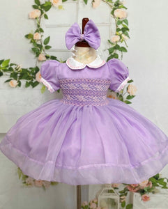 Luxury organza smock 5/6weeks delivery 1098