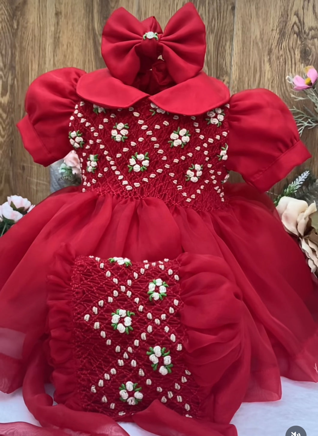 Aw25 luxe smocked dress (5/6weeks)