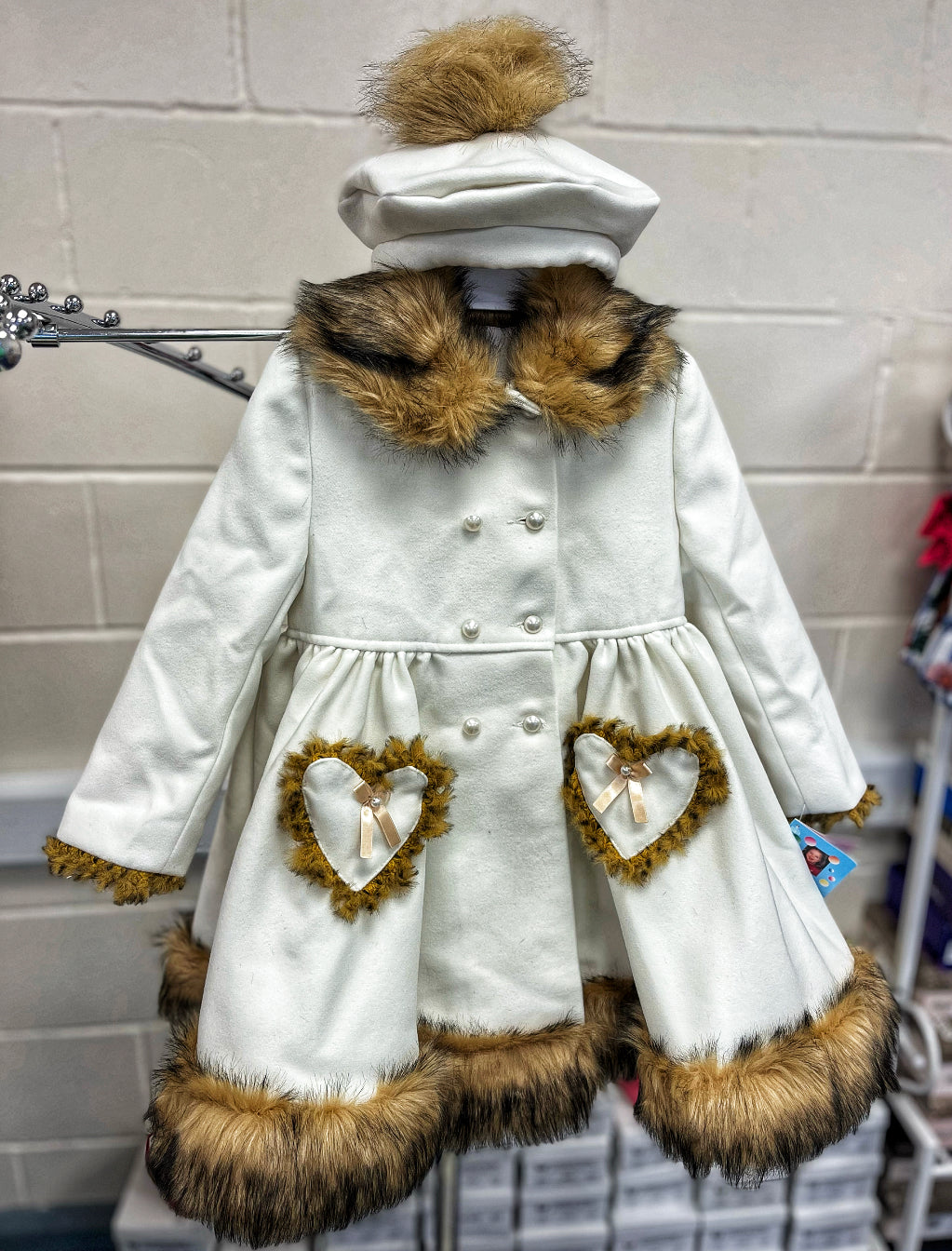 Sonata coat and hat in stock age 5