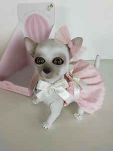 22305 Moly Reborn Chihuahua Pink Outfit