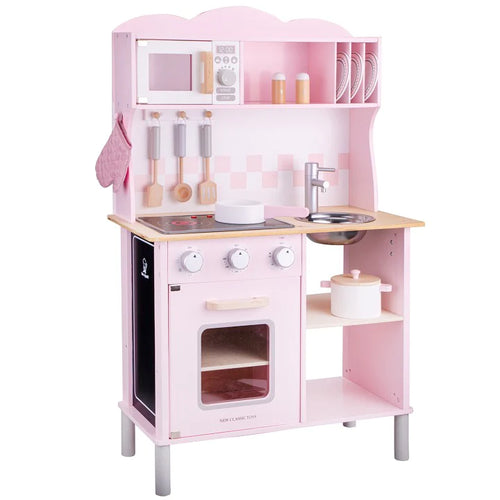 11067 Pink Wooden Kitchenette