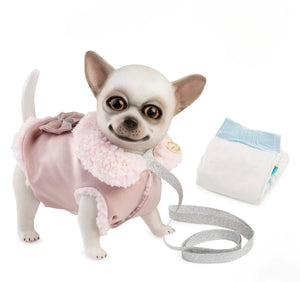 22100 Laika Reborn Chihuahua Pink Spanish Classic
