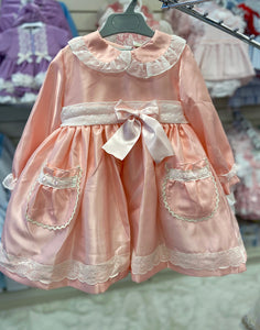 Sonata pink satin dress 21 (preorder 5/6weeks)