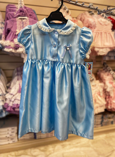 Blue satin nightie (handmade to order 4/5week)