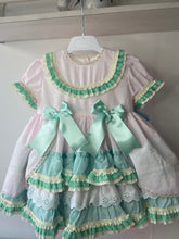 Sonata Berry dress mint/pink preorder