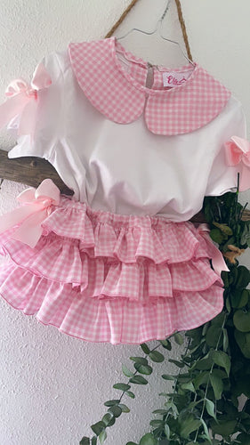 ELA SS21 casual pink gingham