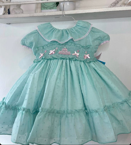 Sonata birthday cake smock (handmade)