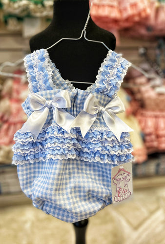 Ela romper  and bonnet SS22 preorder 5/6weeks