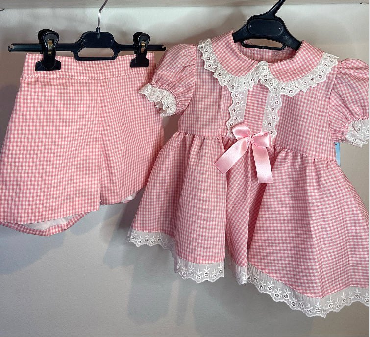 SONATA SS21 CASUAL PINK GINGHAM