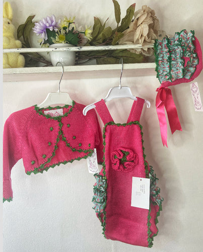 SS21 ela romper (bonnet and cardigan  sold separately)