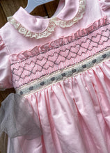 Tulle Ribbon slot smock sonata (HANDMADE TO ORDER 5/6weeks lead time)