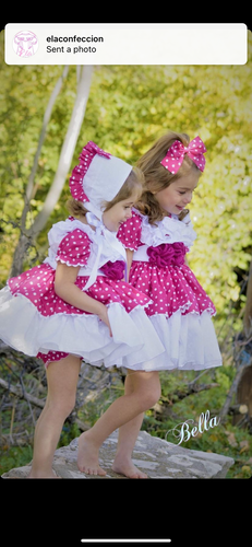 ELA SS22 dress and knickers Bella pink