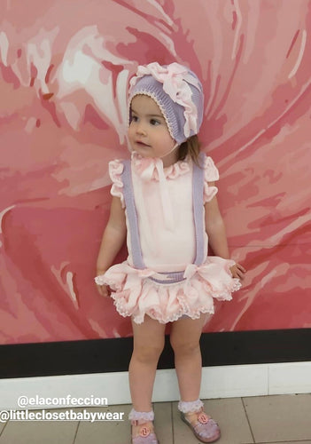 BONNIE romper pink/lilac PREORDER