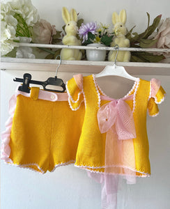 SS21 ELA TULLE SHORTS SET 5y and 6y in stock