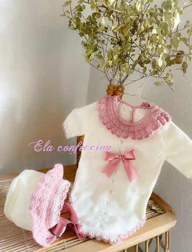 SS21 ela romper and bonnet