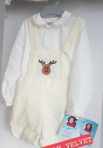 RUDOLPH SMOCK CREAM VELVET