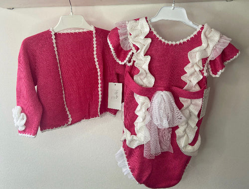 SS21 ELA romper (bonnet sold separately)