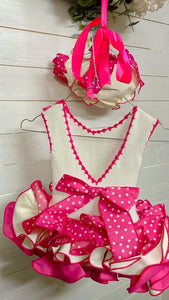 Flamenco dress and knickers  (PREORDER 5/6WEEKS)