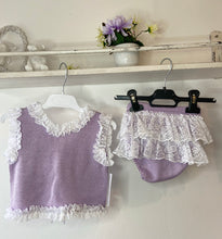 ELA SS21 Lilac knit  INCLUDES BONNET