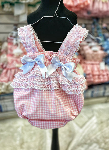 Ela romper  and bonnet SS22 preorder 5/6weeks